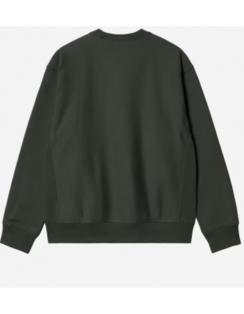 Carhartt WIP American script sweat - Raven - Men's Sweatshirt - Miniature Photo 2