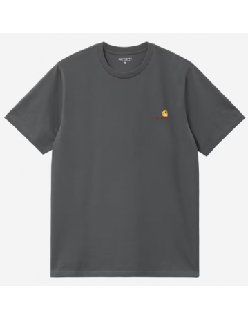 Carhartt Wip American Script T-Shirt - Graphite - Product Photo 1