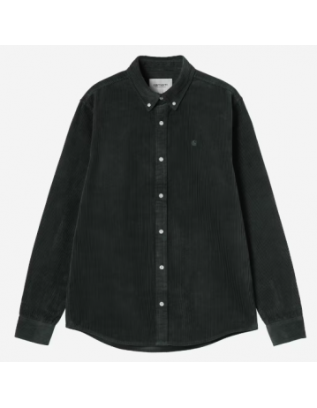 Carhartt Wip Madison Cord Shirt - Raven - Product Photo 2