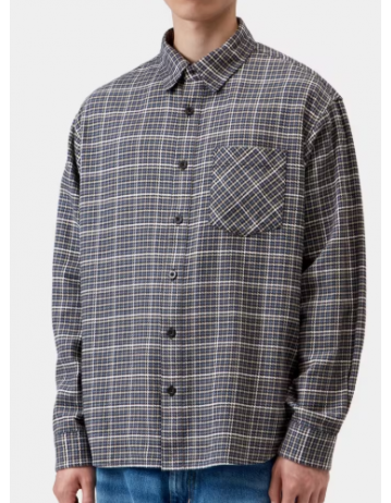 Carhartt Wip L/S Todrick Shirt - Houndstooth Icesheet - Product Photo 1