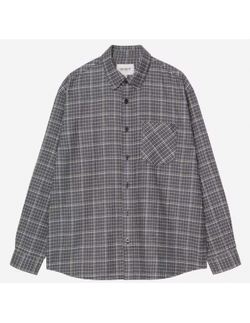 Carhartt WIP L/S Todrick shirt - Houndstooth icesheet - Herrenhemd - Miniature Photo 2