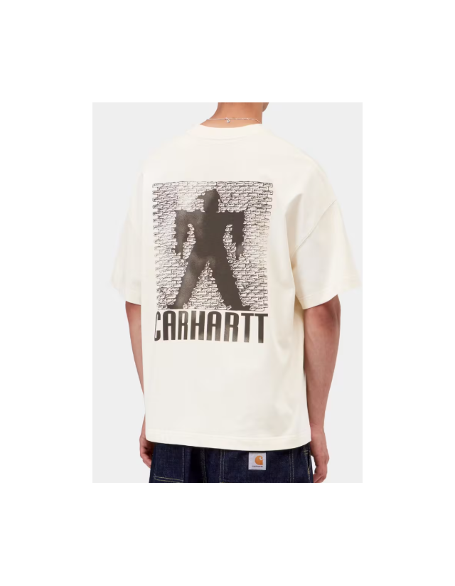 Carhartt Wip Bricky Man T-Shirt - Wax Stone - Herren T-Shirt  - Cover Photo 2