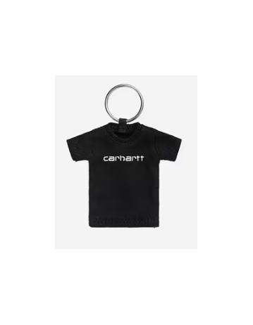 Carhartt Wip Mini Script T-Shirt Keychain - Black - Product Photo 1