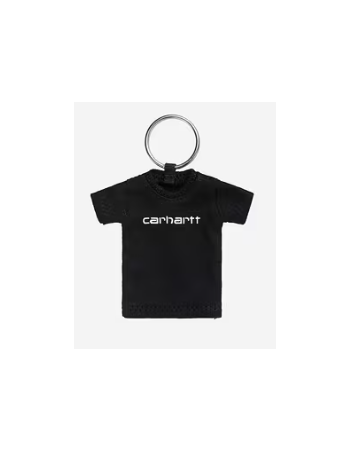 Carhartt WIP Mini script t-shirt keychain - Black - Gadget - Miniature Photo 1