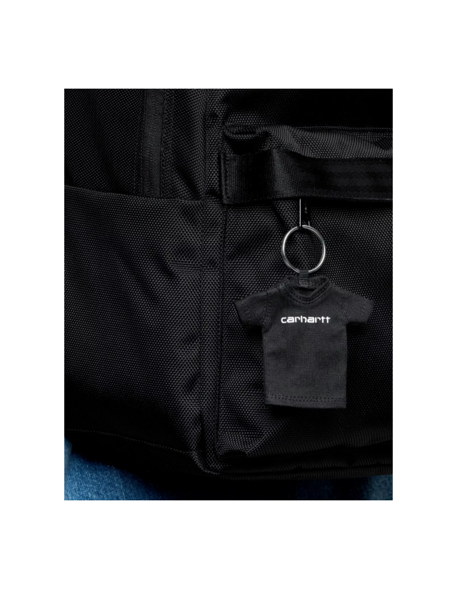 Carhartt Wip Mini Script T-Shirt Keychain - Black - Gadget  - Cover Photo 2