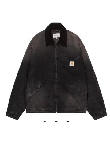 Carhartt Wip Og Detroit Jacket - Black / Black Tobacco Used - Product Photo 2