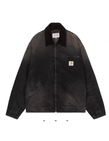 Carhartt WIP OG Detroit jacket - Black / Black Tobacco used - Veste Homme - Miniature Photo 2