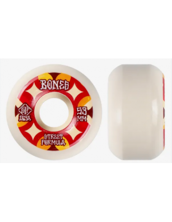 Bones Wheels Patterns STF 103A 53mm white V5 - Roues Skateboard - Miniature Photo 1