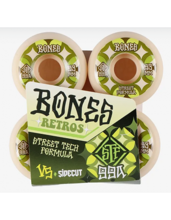 Bones Wheels Patterns STF 99A 53mm white V5 - Roues Skateboard - Miniature Photo 2