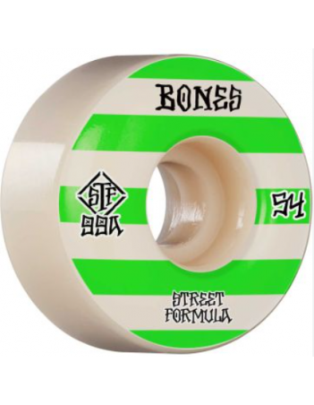 Bones Wheels Patterns STF 99A 54mm white V4 - Roues Skateboard - Miniature Photo 1