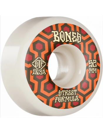 Bones Wheels Patterns STF 103A 52mm white V1 - Skateboard Wheels - Miniature Photo 1