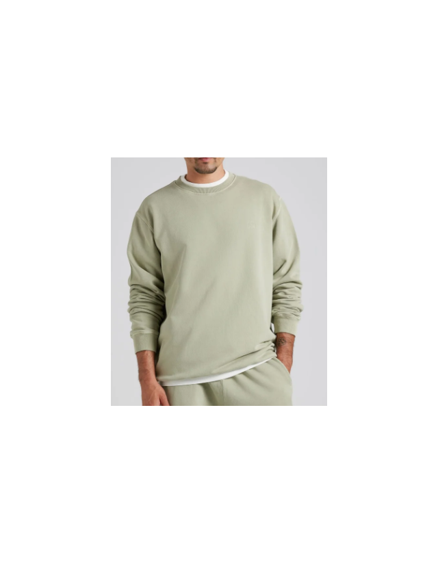 Trendsplant Essentials Sunwashed Sweatshirt - Seagrass - Sweatshirt Voor Heren  - Cover Photo 1