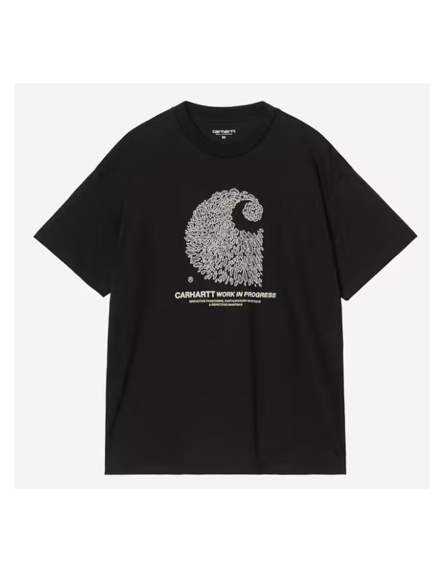 Carhartt Wip Entrance T-Shirt - Black - T-Shirt Homme  - Cover Photo 1