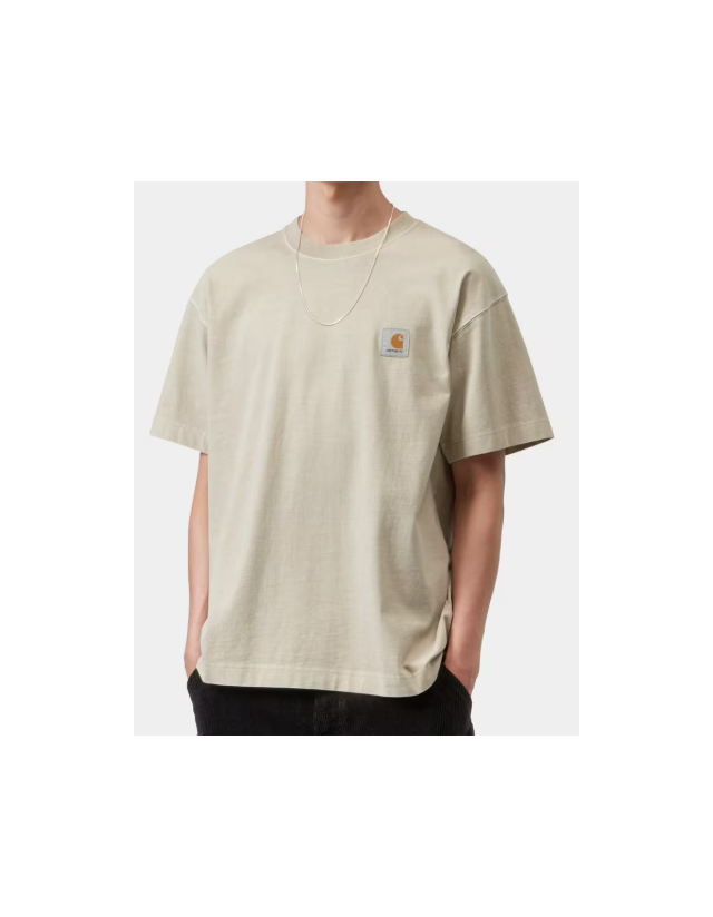 Carhartt Wip Vista T-Shirt - Fleur De Sel - T-Shirt Homme  - Cover Photo 2