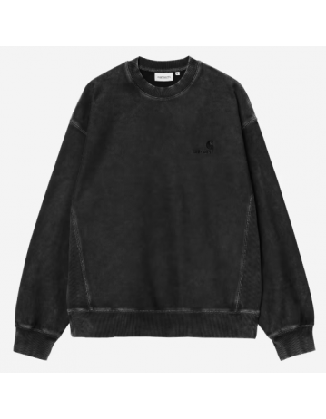 Carhartt Wip Lambert Sweat - Black Moon Wash - Product Photo 2