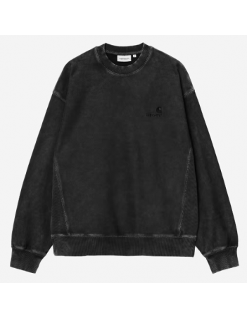 Carhartt WIP Lambert sweat - Black moon wash - Sweat Homme - Miniature Photo 2