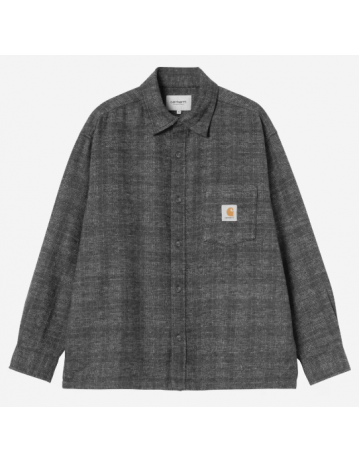 Carhartt Wip L/S Bagley Check - Black - Product Photo 1