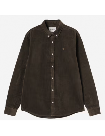 Carhartt Wip Madison Cord Shirt - Tobacco - Product Photo 2