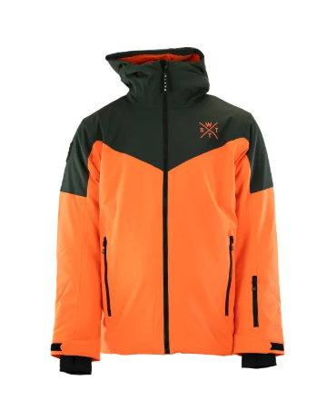 Watts Storm Jacket - Fluo Orange / Forest - Product Photo 1