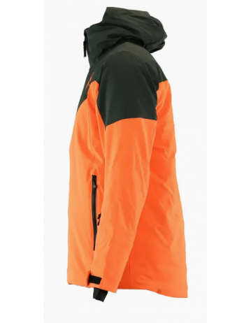 Watts Storm Jacket - Fluo Orange / Forest - Product Photo 2